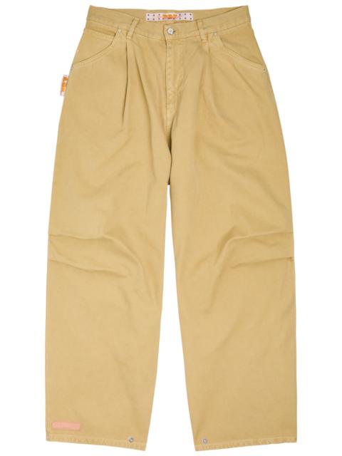 PDF Pdf Channel Fat Angelo Straight-leg Twill Trousers