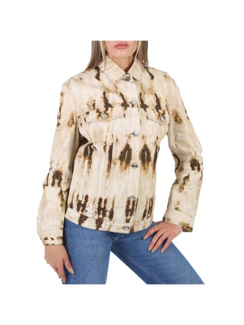 Burberry Burberry Prestwick Bleached Denim Monogram Motif Jacket