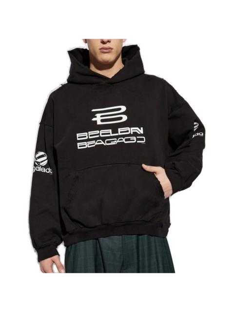 BALENCIAGA Balenciaga Oversized Distressed Hoodie