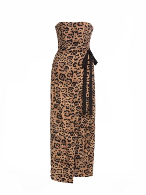 Agua by Agua Bendita Cinefila Jaguar Maxi Dress