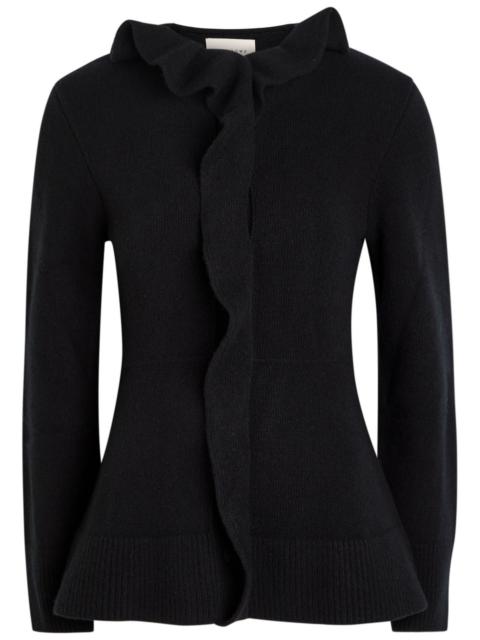 LIBEROWE Liberowe Ruffled Wool Cardigan