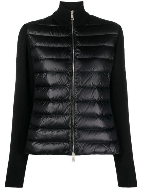 Moncler Classic Bi-Material Cardigan