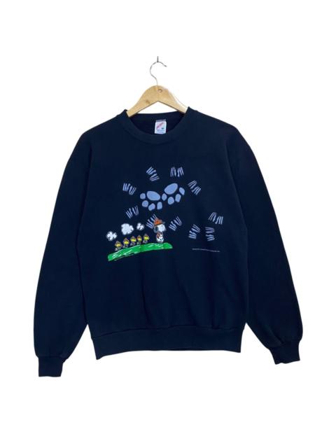 Other Designers Vintage 90s Peanuts Big Logo Crewneck Sweatshirt