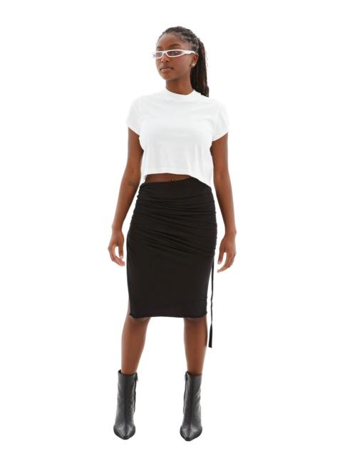 Rick Owens DRKSHDW CROPPED SMALL LEVEL T-SHIRT (MILK)