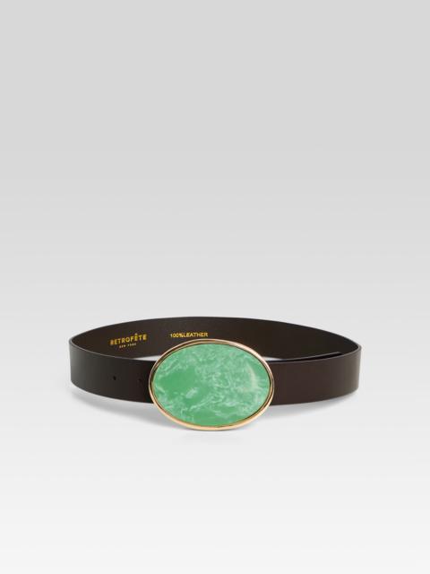 RETROFÊTE DAGMAR HIGH WAIST LEATHER BELT