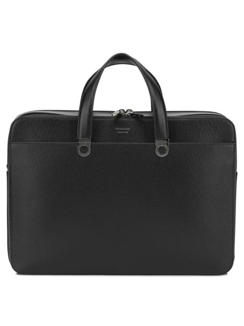 FERRAGAMO Ferragamo Gancini Large Handbag Black Men