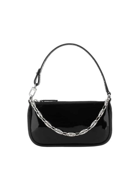 BY FAR BY FAR Black Leather Mini Rachel Handbag