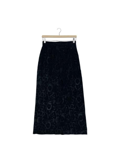 Other Designers Vintage AD93 Tricot Comme Des Garcons Flower Design Skirt