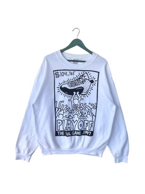 Other Designers Other - Vintage 1997 Keith Haring x Michael Jordan Sweatshirt