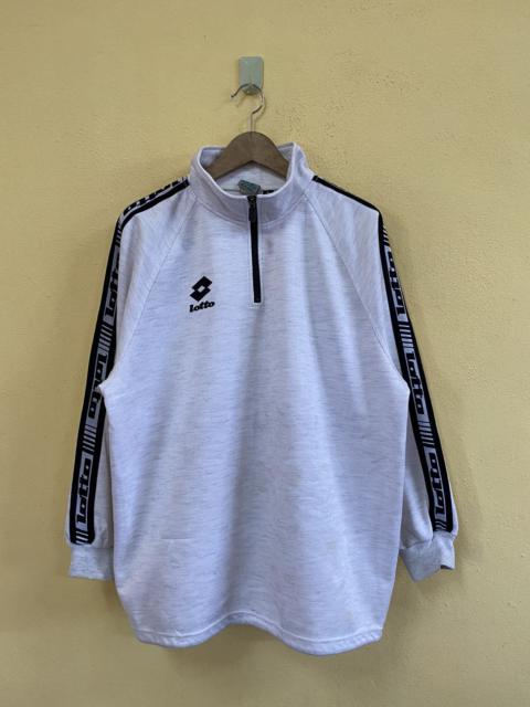 Other Designers VINTAGE LOTTO SWEATSHIRT HALF ZIPPED