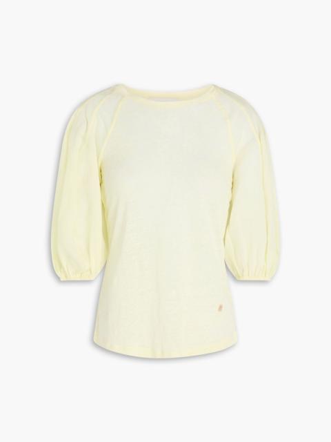 Zimmermann Gathered linen top