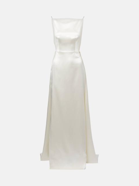 DANIELLE FRANKEL Bridal Emerson silk and wool gown