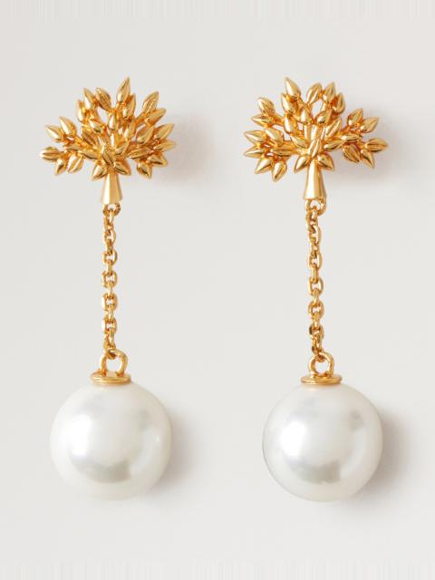 Mulberry Mulberry Tree Charm Earrings
Gold Plated Brass