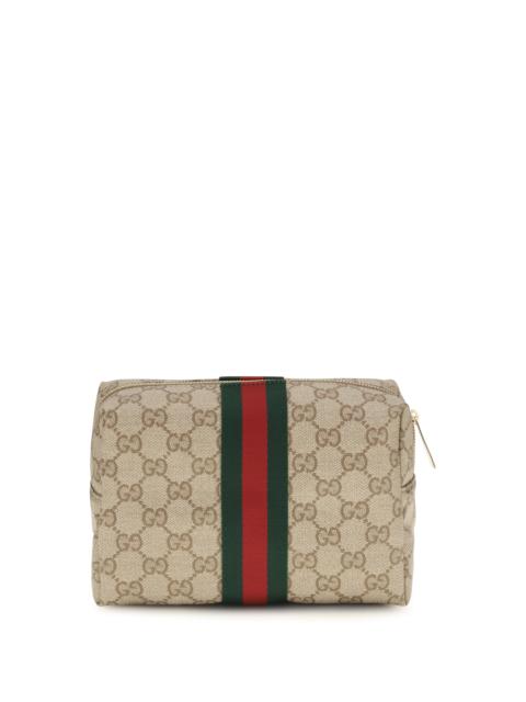 GUCCI Gucci Women Medium Beauty Case With Web Stripe