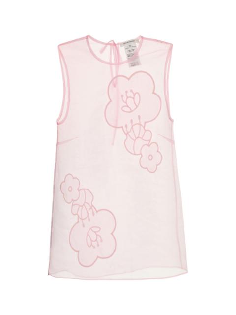 CECILIE BAHNSEN Pink organza Alba top