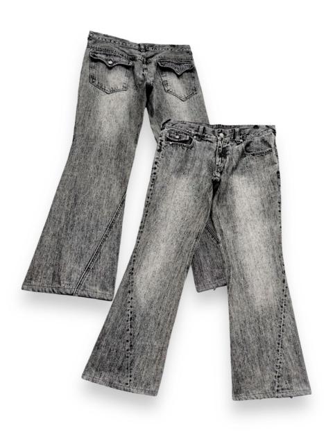 Other Designers Seditionaries - 🔥FYE🔥Vintage DAILY NEWS Retro Punk Acid Wash Denim FLARED