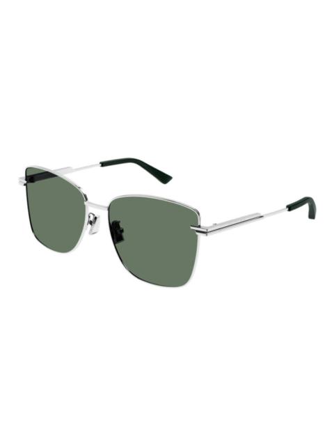Bottega Veneta Bottega Veneta Ladies Black Rectangular Sunglasses BV1237S 003