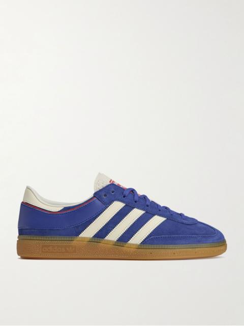 adidas Originals Handball Cup SPZL Leather-Trimmed Suede Sneakers Blue