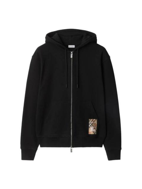 Burberry Burberry Check EKD Label Cotton Zip Hoodie