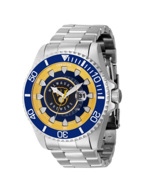 Other Designers Invicta MLB Milwaukee Brewers Quartz Men's Watch 43469
