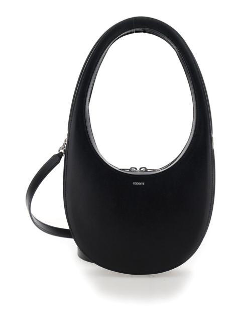COPERNI Coperni Women 'Mini Swipe' Black Handbag With Logo Detail In Leather Woman