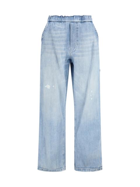 MM6 Maison Margiela Mm6 Wide-leg Jeans Blue Women