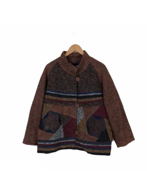 Other Designers Vintage - JAPAN JACKET GIEMON KURUME TRADITIONAL FABRIC-KASURI