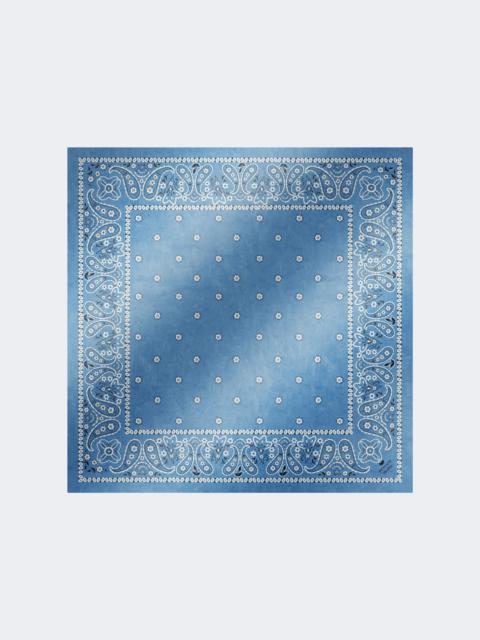 WEEKEND Max Mara Bandanna print silk foulard - LIGHT BLUE
