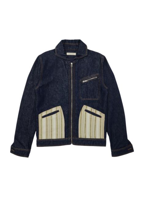 WALES BONNER Wales Bonner Miles Denim Jacket 'Blue/Multicolor'