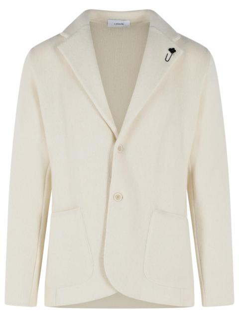 LARDINI Lardini Ivory Wool Jacket Men