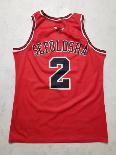 Champion VINTAGE CHAMPION #2 THABO SEFOLOSHA CHICAGO BULLS JERSEY