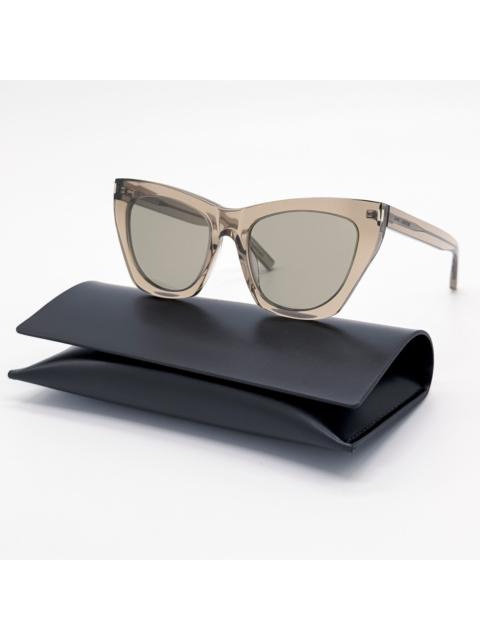 SAINT LAURENT NEW SAINT LAURENT SL214 KATE 025 SUNGLASSES WOMEN SL 214 025