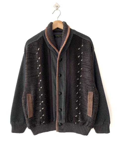Other Designers Vintage - Vintage Rudolph Valentino Kurt Cobain Style Cardigan