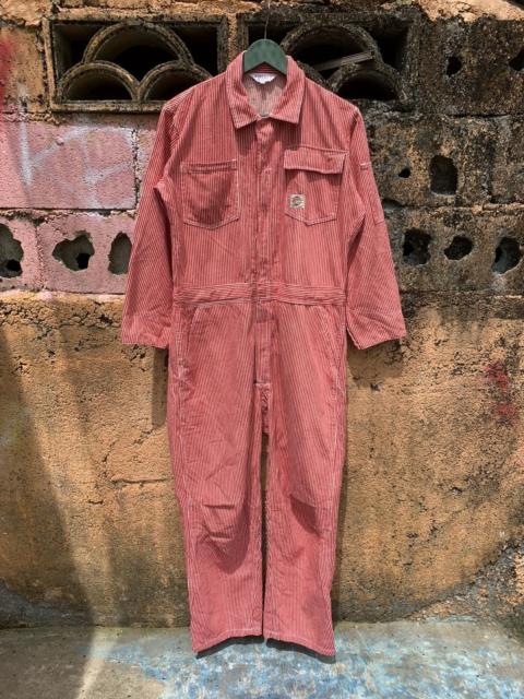 Other Designers PERSON'S - Vintage Person’s Uniform Hikori Stripes Overall