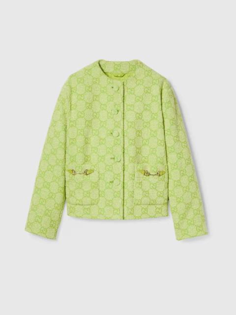 GUCCI Gucci Horsebit GG Boucle Cotton Jacket