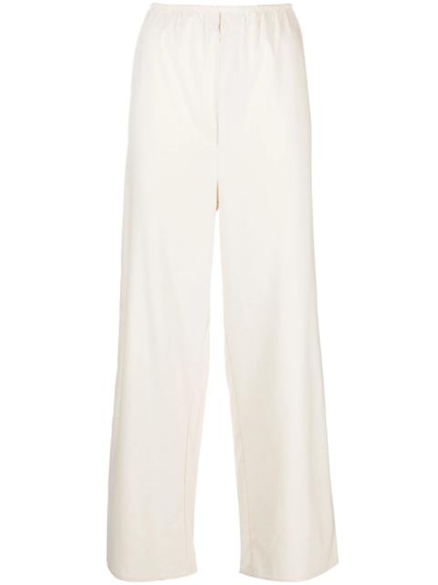 BASERANGE Baserange Elasticated-waist Silk Palazzo Pants
