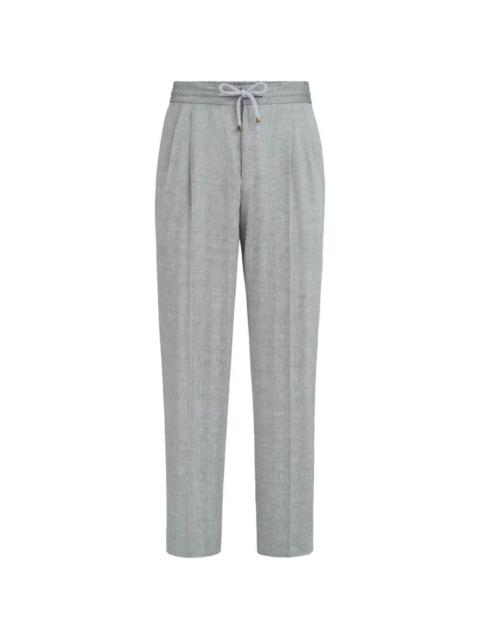 Brunello Cucinelli Pants with Drawstring and Double Pleats