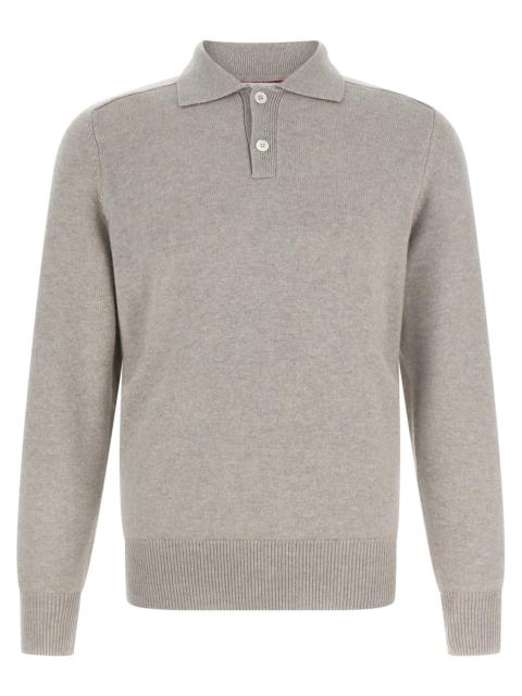 Brunello Cucinelli Brunello Cucinelli Men Cashmere Polo Shirt