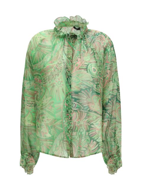 Etro Etro Women Paisley Ruffled Shirt