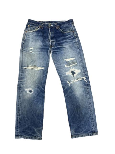 Levi's VTG LEVI'S 501 1990s DISTRESSED DESTROYED JEANS