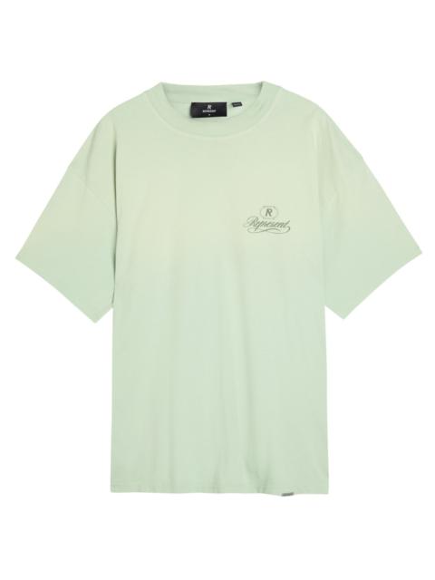 REPRESENT Represent Grand Vintage Printed Cotton T-shirt