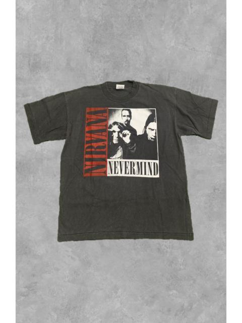 Bootleg Iconic Nirvana "Nevermind" Album Art T-Shirt - Faded Black