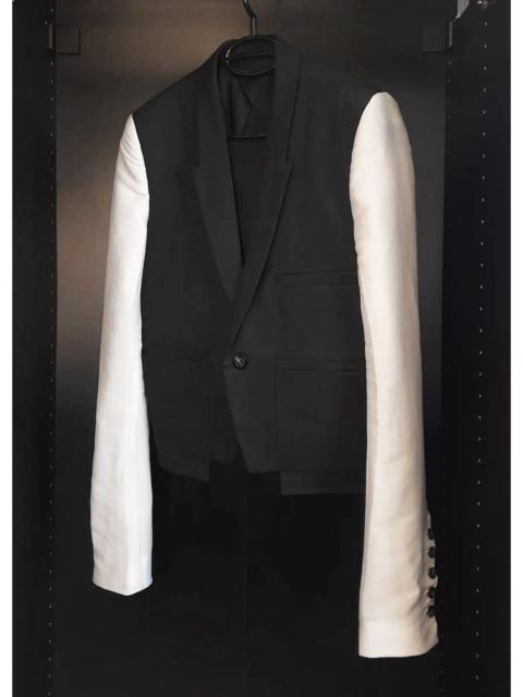 Rick Owens S/S19 Babel Contrast Sleeve Blazer