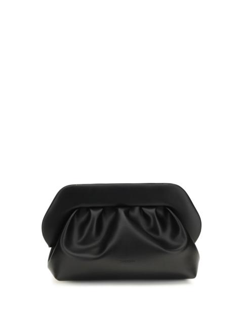 Other Designers Themoirè Bios Vegan Fabric Clutch Jet Black