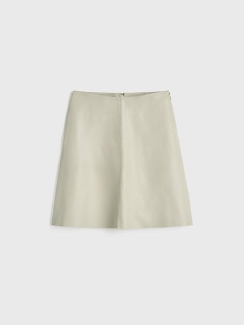 TOTEME Leather skirt peanut