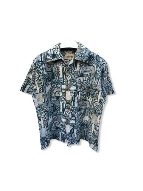 Other Designers Vintage - Vintage Fullprint Hawaiian Style Button Up Shirt