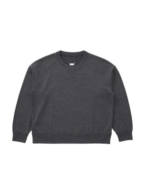 visvim JUMBO SB SWEAT L/S (SUPERFINE) CHARCOAL