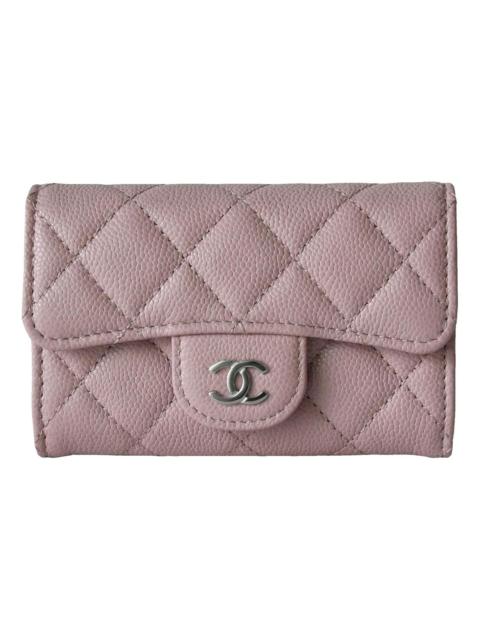 CHANEL Leather card wallet