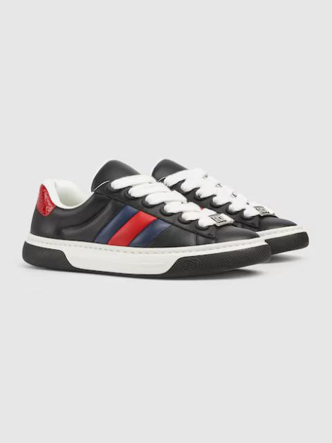 Gucci Ace Web Trainer Sneakers