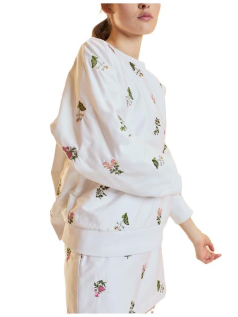 CYNTHIA ROWLEY Cynthia Rowley Embroidered Mini Skirt in White at Nordstrom